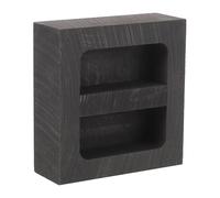 PLAFOPE Moule en Graphite pour Coulée de Métaux 500G, Lubrification Optimale Résistante Haute Température, Protection Oxydation, Outil Fonderie Bijouterie, Fonte Or Argenté, Fusion