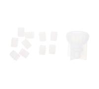PLAFOPE Moule en Silicone pour Bouchon de Bouteille DIY Fête Halloween | 1 Set Blanc, Surface Lisse et Nettoyage Facile, pour Garçon et Filles, Création Artisanale Manuelle