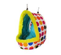 PLAFOPE Nid de Perroquet en Peluche Épaisse pour Automne et Hiver, Confortable et Créatif, Tapis de Couchage Chaud pour Oiseaux en Peluche, pour Repos et Jeu