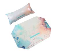 PLAFOPE Oreiller Kit Mains Octogonal en Éponge et Pu Confortable et Accessoires Nail Art et Pratique pour Manucure à Domicile pour Usage Personnel