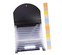 PLAFOPE Organisateur Fichiers Accordéon Compartiments Extensible Rangement Bureau Porte-Documents Classeur Rigide Sécurisé Noir