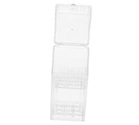 PLAFOPE Organisateur Pinceaux Maquillage Transparent avec Compartiments Pot Rangement Cosmétique Multifonction pour Bureau et Salle de Bain Support Maquillage et Pratique