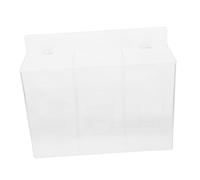 PLAFOPE Organiseur Mural Jetable En Grille Support De Rangement Pour Gants Compartiment Pour Gants Distributeur De Masques Support En Acrylique