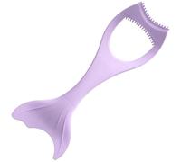 PLAFOPE Outil de Maquillage Multifonction en Silicone Violet, Pochoir Réutilisable pour Eyeliner et Mascara, Aide Compacte pour Application Précise du Fard à Paupières, Accessoire