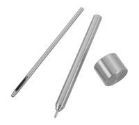 PLAFOPE Outil de Perforation pour Œillets 2 MM en Métal - Kit Manuel 3 Pièces pour Tissus et Cuir - Perforateur Précis pour Rideaux Paquet à Main Ceintures et Projets de Maroquinerie