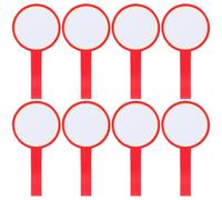 PLAFOPE Palette Effaçable à Sec Portative 8 Pièces en Pvc pour Vote et Présentation, Tableaux Blancs Multipurpose pour Quiz et Réunions