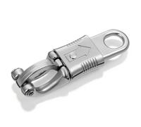 PLAFOPE Panique Snap pour œil fixe, clip pivotant, alliage de zinc, argent, installation facile, cheval, outdoor training, charge 300kg