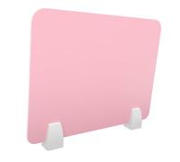 PLAFOPE Panneau de Protection d'isolement Bureau Protecteur étiqueter Cloisons nom Planche diviseur de Classe boucliers de confidentialité en Classe séparateurs de Métal Rose