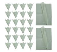 PLAFOPE Papier de soie sauge 100 feuilles 50x35cm facile à plier pour de bouquet, boîte à gâteau et mariage