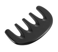 PLAFOPE Peigne De Massage Peigne Démêlant Brosse Démêlante à Guasha Rétro à Gratter Brosse De Massage Portatif Élégant De Cheveux s Black Cornes