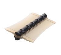 PLAFOPE Peigne Double Face Antipelliculaire et Anti-puces pour Animaux et Femmes, Petit Format, Dents Fines, Plastique et Bambou, Noir Gris, Toilettage Maison et Voyage