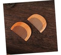 PLAFOPE Peigne en Bois Antistatique Mini Lot de 8 Peigne de Coiffure Portable pour Voyage pour Cheveux et Cuir