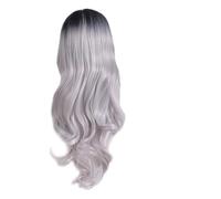 PLAFOPE Perruque Femme Bou Longue Coiffe Teinte Fibres Synthétiques Accessoires Cheveux Naturel