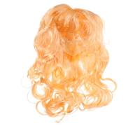 PLAFOPE Perruque Longue Ondulée Blonde Dorée pour Femme Fibres Synthétiques Légères Style Boucles Naturelles pour Carnaval Halloween et Jeux de Rôle