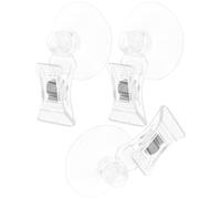 PLAFOPE Pince à Ventouse pour Aquarium 3pcs en Plastique pour Fixer Algues et Feuilles de Mer Séchées, Accessoire Sécurisé et Réglable pour Aquarium et Bassin