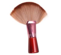 PLAFOPE Pinceau Maquillage Multifonction Nylon Forme Éventail Brosse à et Blush Professionnelle pour Fond de Teint Manche avec Acrylique Couleur Thé