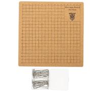 PLAFOPE Planche Macramé Liège Réutilisable avec Épingles pour Projets DIY Bracelets Tressés et Portable pour Bijoux Corde