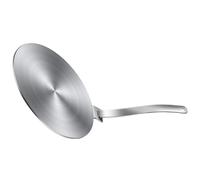 PLAFOPE Plaque de Conduction Thermique Acier Inoxydable 280x3,4 Mm pour Cuisinière Gaz et Induction, Diffuseur Chaleur Rond Multifonction pour Cuisson et Décongélation Rapide