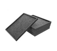 PLAFOPE Plateaux de tri pour Puzzles en Feutrine Taille 30x24 cm, Plateau de classement Portable empilable, Organiseur pour pièces de Puzzle et Puzzles Jusqu’à 1000 pièces