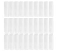 PLAFOPE Pochettes Adhésives Transparentes 75 X 32 CM pour Étiquettes Autocollantes 120 Pièces Porte-Étiquettes en Plastique Auto-Adhésif Ouverture Haut Organisateur pour Bureau