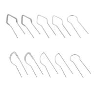 PLAFOPE Pointes de Stylo à Pyrogravure Haute Impédance 10 Pièces Fil Chauffant Remplaçable pour Pyrograveur Bois Cuir Outils de Pyrogravure Polyvalents