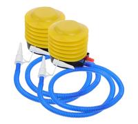 PLAFOPE Pompe à Pied en Plastique 2pcs pour Ballons de Yoga et Coussins, Gonfleur Portable à Pied pour Fête et Exercices, Facile à Utiliser