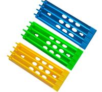 PLAFOPE Porte-Anneaux pour Pattes D'oiseau en Plastique 3pcs, Support Mural Stable pour Anneaux de Pigeons, pour Gestion Avicole et Élevage