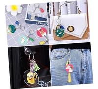PLAFOPE Porte-clés à Pompon Diy Acrylique Pour Accessoires Kit Simple Créatif Pour Soi-même