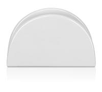 PLAFOPE Porte-serviettes Design Simple et Résistant en Céramique Blanc Accessoire Pratique et Décoratif pour Serviettes en Papier Cuisine ou Fête