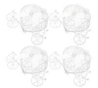 PLAFOPE Présentoir à Bonbons en Fer Blanc Robuste et Résistant à L'usure, Style Européen Unique, 4pcs, pour Mariage et Anniversaire