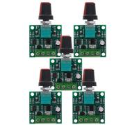 PLAFOPE PWM régulateur de vitesse moteur DC 2A avec commutateur, contrôle de tension réglable 1,8V-12V, 5 pièces pour applications basse tension