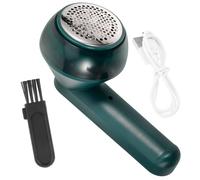 PLAFOPE Rasoir Bouloches Électrique Rechargeable USB Vert Foncé Râpe à Peluches Portable Ergonomique pour Vêtements Canapés et Tissus Multifonction avec Grattoir et Aspiration et