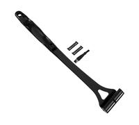 PLAFOPE Rasoir Dos Homme à Triple Lame Manche Antidérapant Rasage Corps Humide et Sec Tondeuse pour Poils Portable Ergonomique Noire