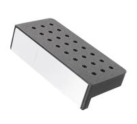 PLAFOPE Râtelier à Flèches Mural Auto-adhésif Petg Noir, 24 Emplacements | Support de Rangement Multi-trous, Fixation Murale Simple, pour Flèches et Tiges, Chambre ou Stand