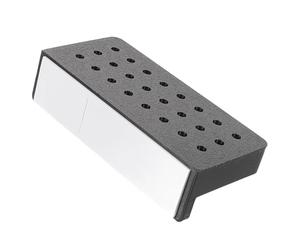 PLAFOPE Râtelier à Flèches Mural Auto-adhésif Petg Noir, 24 Emplacements | Support de Rangement Multi-trous, Fixation Murale Simple, pour Flèches et Tiges, Chambre ou Stand