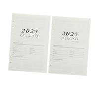 PLAFOPE Recharge Papier pour Carnet à Mobiles Papier Remplaçant pour Agenda Journalier avec Planning et Tâches Lot de Cahiers de Recharges Vrac pour Organiseur