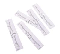 PLAFOPE Règles à Sourcils Jetables 100 Pièces Règle Mesure Sourcils Portable Positionnement à Trois Points Outil De Design Pour Maquillage Et Tatouage