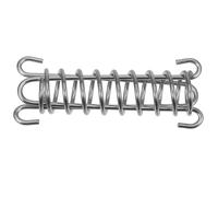 PLAFOPE Ressort Amortisseur de Laisse en Acier Inoxydable 304, Moyen, Résistance 22 Kg, Ressort Robuste pour Chiens de Grosse Taille, Tension Élastique pour Promenade, Randonnée