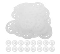 PLAFOPE Rondelles Plates en Plastique Blanc Installation Rapide et Répartition Charge Lot de 100 pour Panneaux Isolants et Plaques de Plâtre pour Plafond et Mur