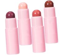 PLAFOPE Rouges à Lèvres Mats Coréens 4 Pièces Teintes Mixtes Longue Tenue Hydratants Femmes Usage Quotidien Maquillage Couleur Aléatoire