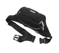 PLAFOPE Sac Banane Femme Capacité Importante avec Double Fermeture Éclair Sacoche Ceinture Polyvalente pour Sport et Sortie Porté Croisé ou Ceinture Style Élégant Noir