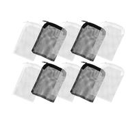 PLAFOPE Sachet Filtrant en Filet pour Aquarium 15x10 Cm en Polyester Fermeture Éclair, Lot de 10 Pièces pour Filtration Facile et Entretien Rapide du Filtre