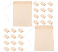PLAFOPE Sachets Filtre à Thé Jetables Pack de 300 Pièces Jaune en Papier 300 Cordon de Serrage, pour Infusion D'épices et Préparation de Tisanes