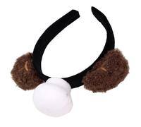 PLAFOPE Serrage-Tête Oreilles D’Ours Chapeau de Chef Souple pour Cosplay et Fêtes Bandeau Cheveux Léger et Confortable Accessoire Mignon pour Maquillage et Spa Style Animalier