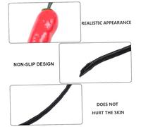 PLAFOPE Serre-tête Poivron Créatif Léger pour Adultes Accessoire Cheveux de Fête et Cosplay Serre-tête Insolite et Confortable pour Spectacles et Photos