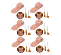 PLAFOPE Set Complet Soins Visage Esthéticienne Bol Mélangeur Rose Doré Bandeau Confortable et Outils Professionnels Multifonctions pour Spa et Usage Domestique