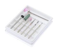 PLAFOPE Set de 1 Embouts de Perceuse en Acier Tungstène pour Manucure et Nail Art, Accessoires Pratiques pour Enlever Peau Morte et Protéger Cuticules sur Ongles de Doigts et Orteils