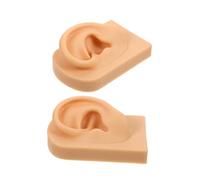 PLAFOPE Silicone Ear Model for Piercing Practice and Display Realistic Human Ear for Training and Accessories Showcase