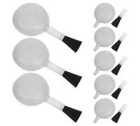 PLAFOPE Soufflette avec 8 brosses détachables en ABS Blanc pour Nettoyage sans Rayures lentilles, claviers, Accessoires informatiques