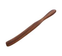 PLAFOPE Spatule Longue en Bois Marron Résistante la Chaleur et Antiadhésive pour Ustensiles Cuisine, Design Simple et Élégant, pour Usage Familial Quotidien